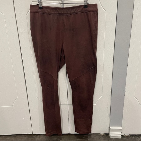 Free people Red Faux Suede Leggings - Picture 3 of 12